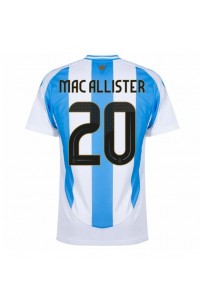 Argentinië Alexis Mac Allister #20 Voetbaltruitje Thuis tenue Copa America 2024 Korte Mouw